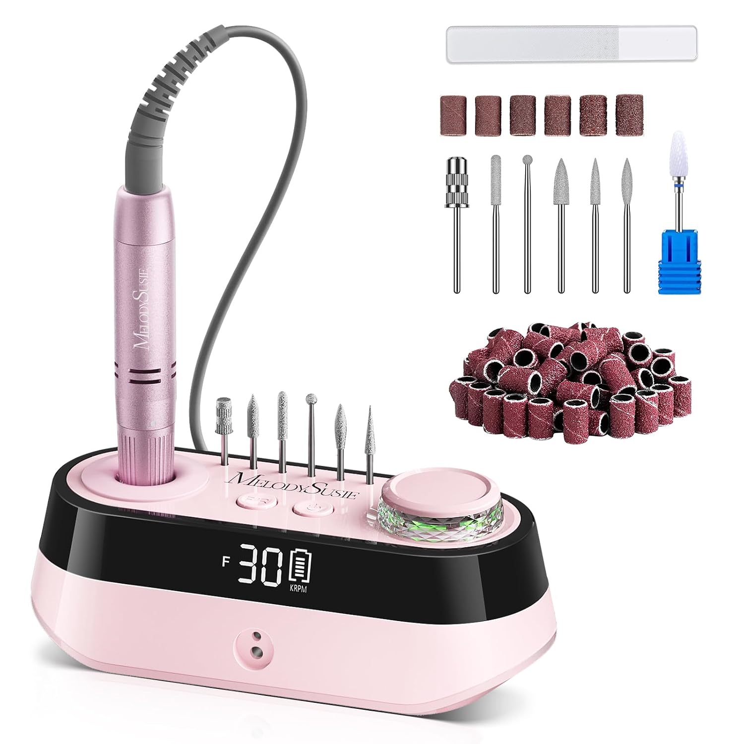 Cordless Rechargeable Nail Drill for Home & Salon