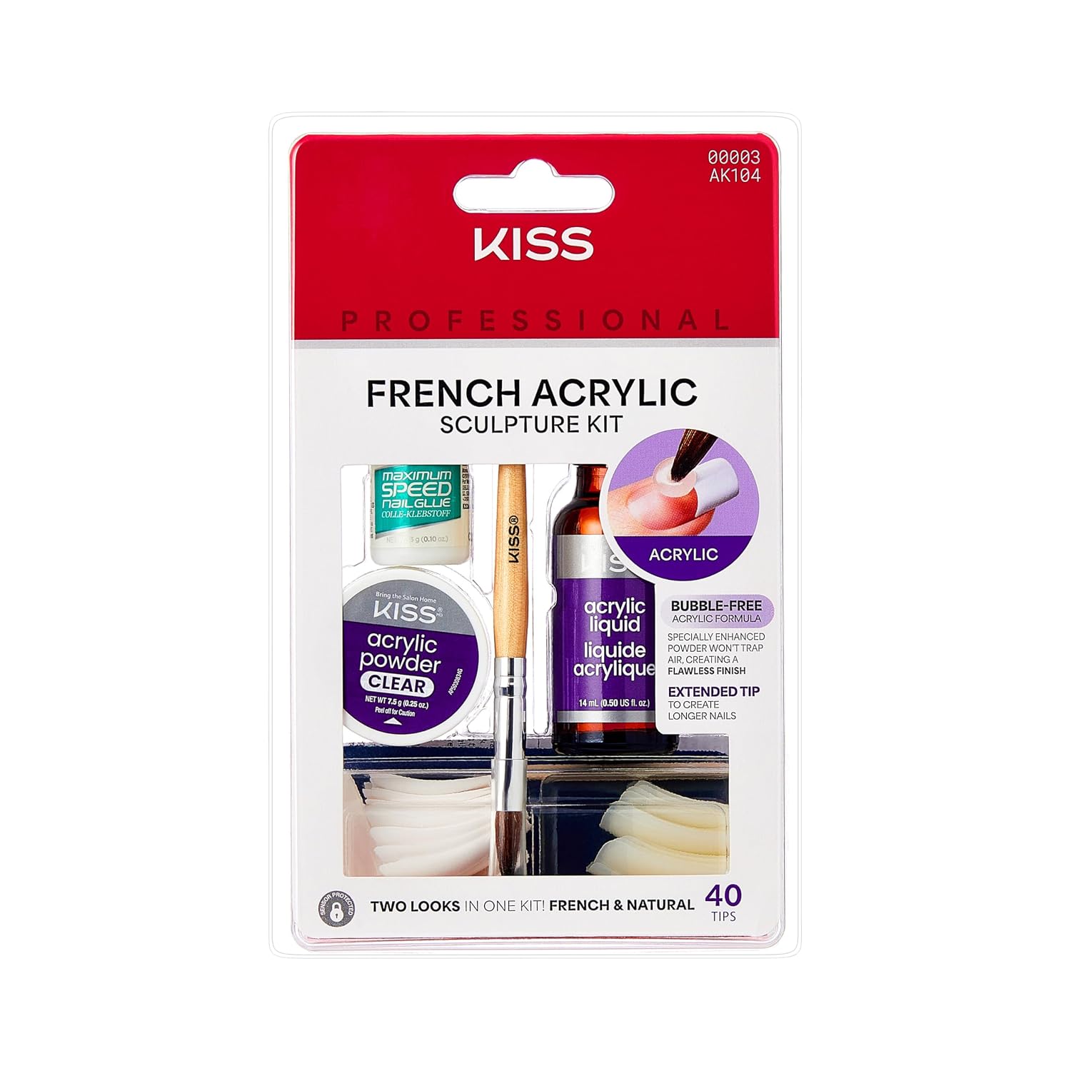 French Acrylic Nail Kit: Complete DIY French Manicure Set