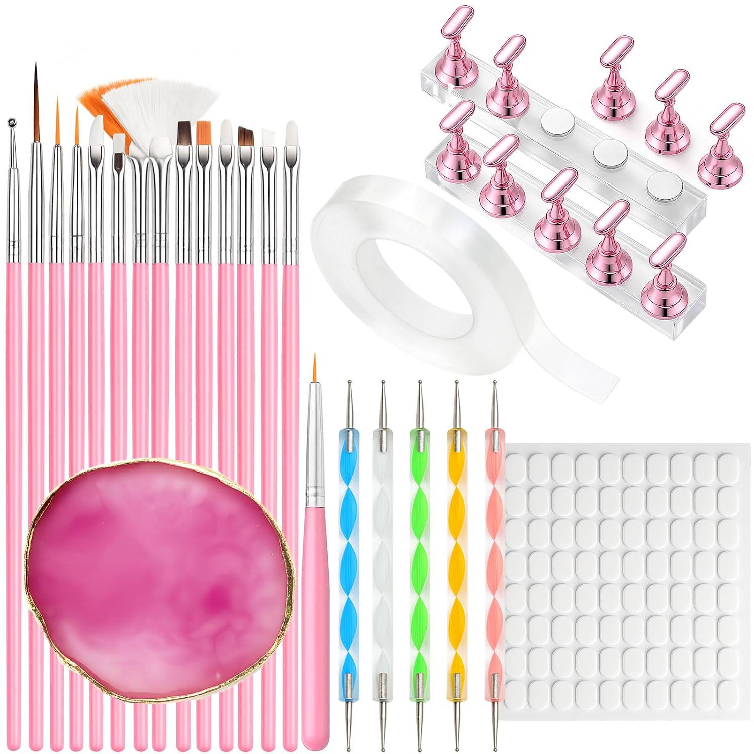 pink nail art brush set: Complete kit guide for beginners & pros