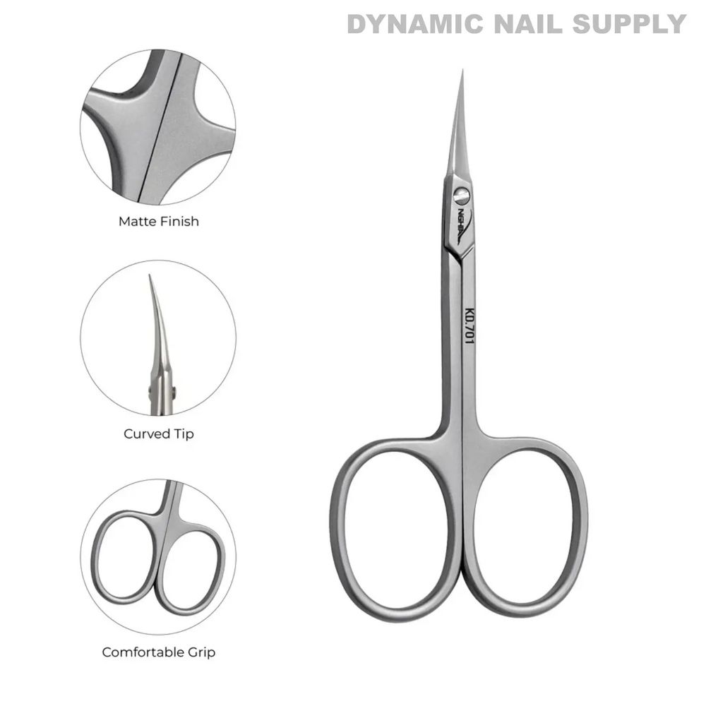 KD-701 curved cuticle scissors - 11
