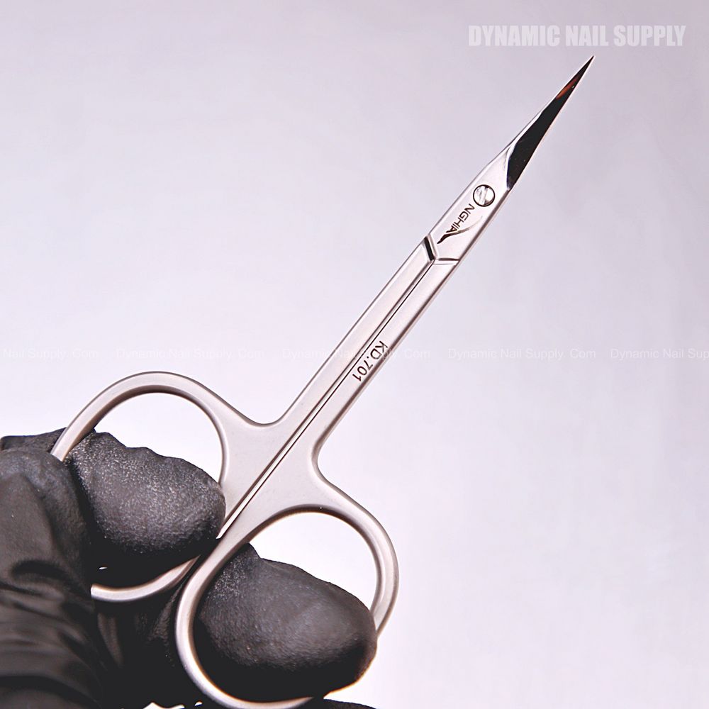 KD-701 curved cuticle scissors - 4
