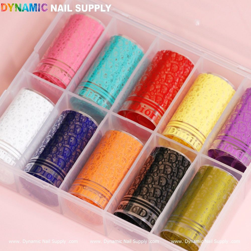 luxury nail art foils sheets - 2