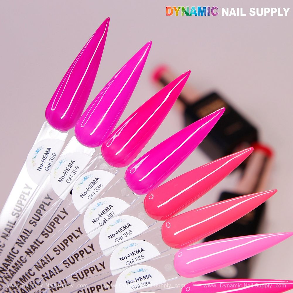 Pretty Pink No-HEMA gel bottles - 2