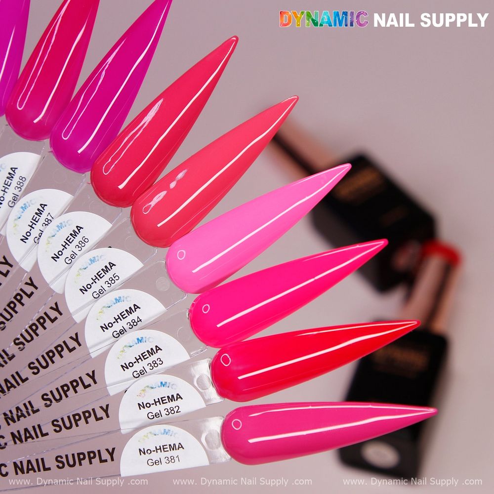 Pretty Pink No-HEMA gel bottles - 3