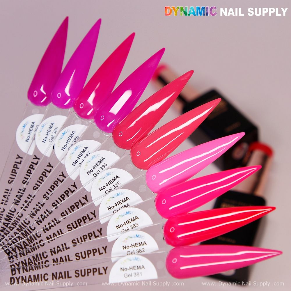 Pretty Pink No-HEMA gel bottles - 5