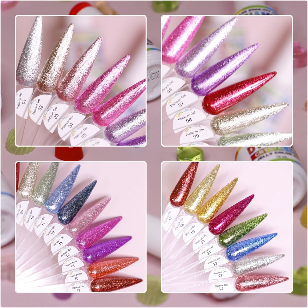 Platinum Glitter Gel Polish: Which Nail Artists Should Choose It