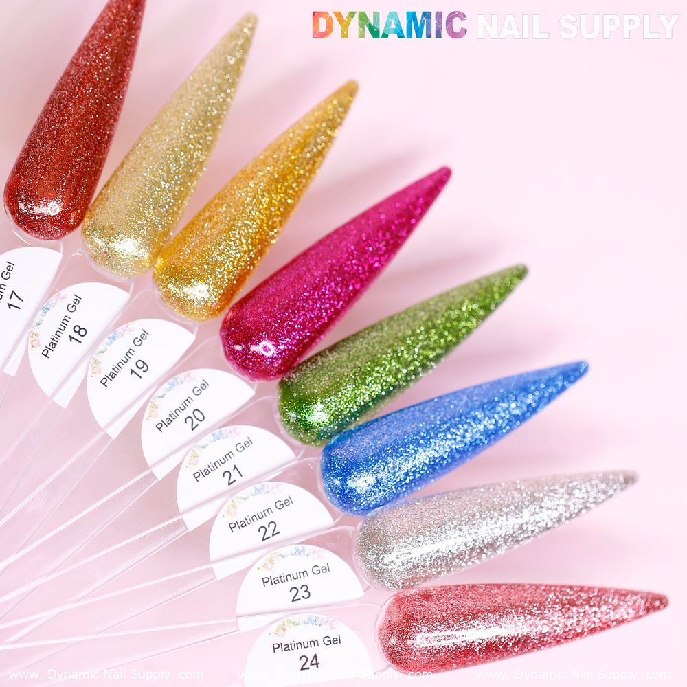 platinum glitter gel polish bottles - 4