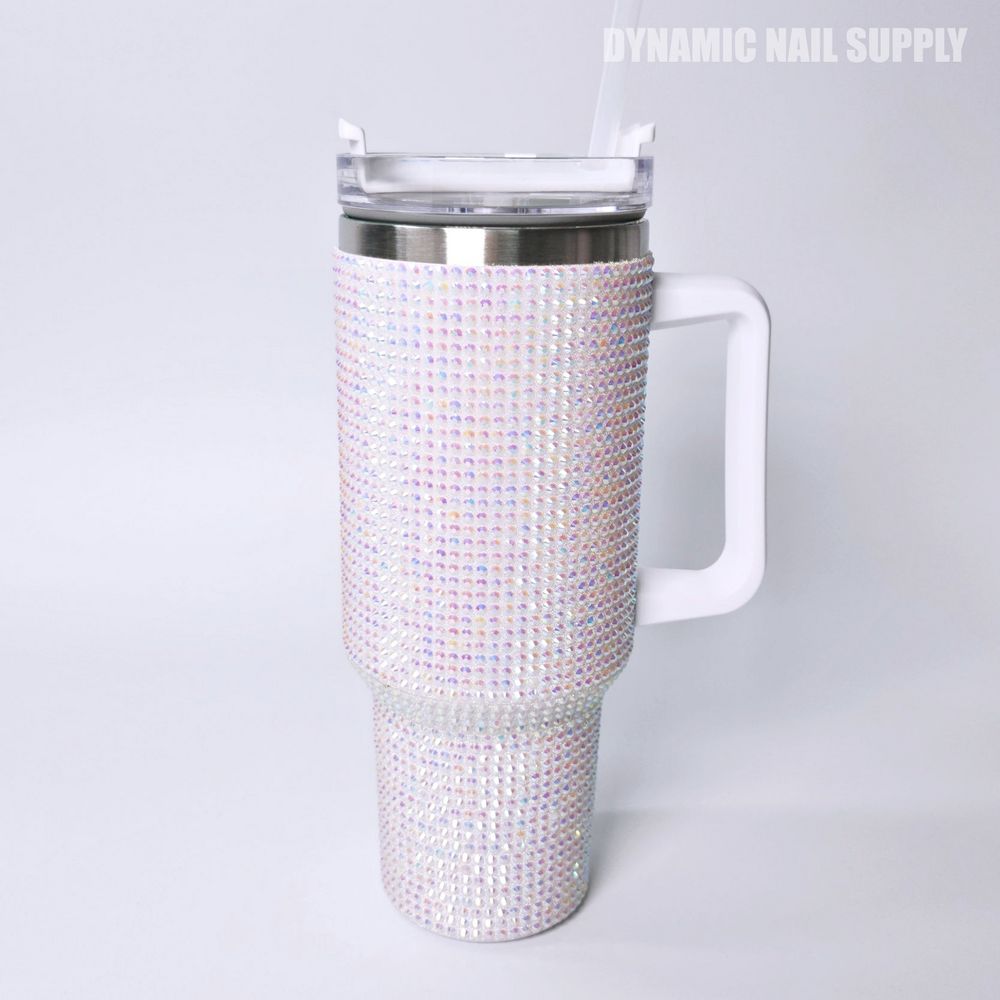 White Rhinestone Tumbler 40oz: Pro Use & Care Tips